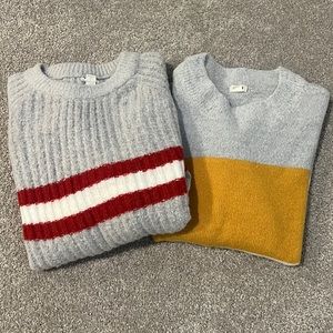 Two sweaters from garage